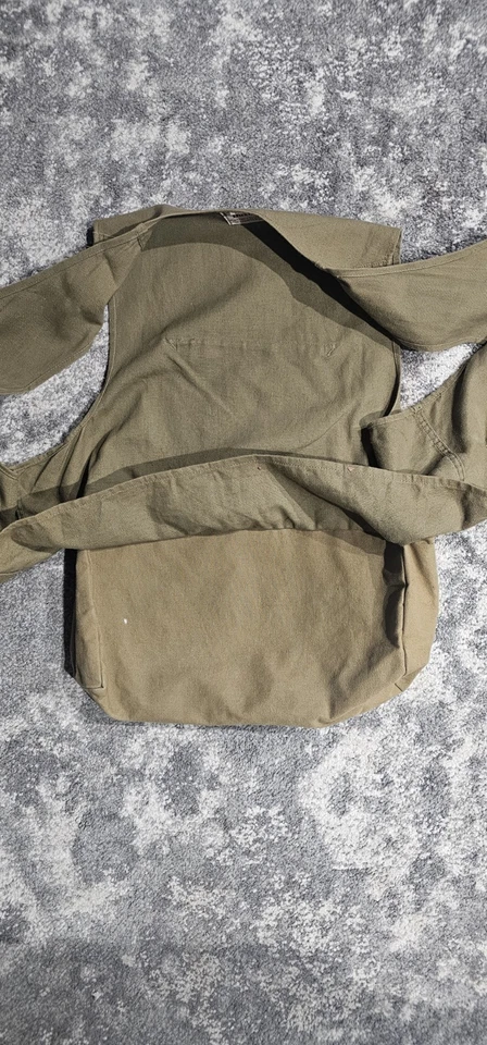 Vintage Duxbak Brown Canvas Duck Hunting Vest Size L Made In USA - Image 3 of 4