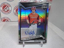 2022 Panini Elite Extra Edition Autograph #135 Nick Biddison Los Angeles Dodgers