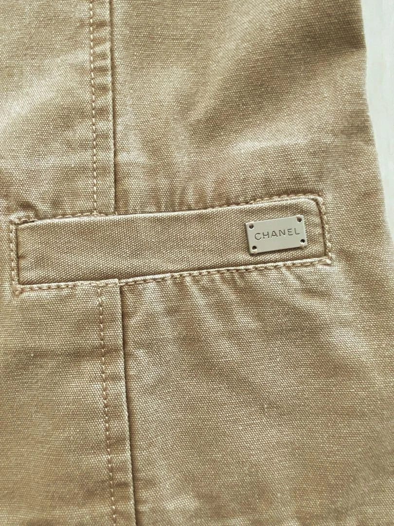 CHANEL giacca di jeans gonna tuta set giacca 40 taglia gonna 36 taglia