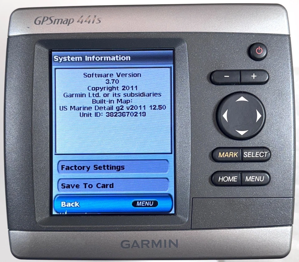GARMIN GPSmap 441s ChartPlotter GPS Navigation, Sonar Sounder FishFinder  *NICE* - Image 3 of 4