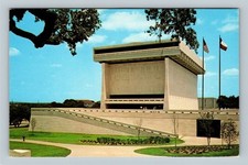 Austin TX, Lyndon Johnson Library, University TX, Texas Vintage Postcard
