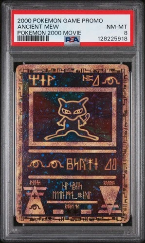 2000 POKEMON GAME MOVIE POKEMON 2000 MOVIE ANCIENT MEW PSA 8