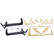 Durable 52 in Over Windshield Light Bar Mount Bracket for Jeep Wrangler JL JT