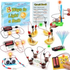 Electric Circuit Kit for Kids 8-12, Science Project Light Bulb Experiment