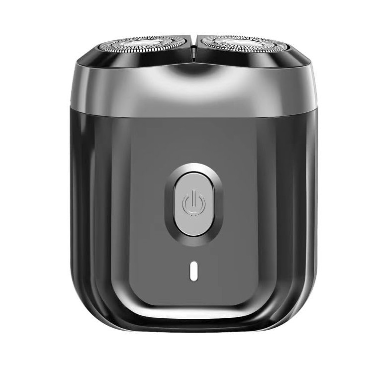 Mini Men Shaver Double Ring Pocket Travel Mini Shaver Portable Beard Razor USB-C