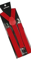 New Unisex Elastic Y-Back Suspenders Adjustable for Me