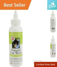 Natural Ear Care for Cats - 4oz Wash with Apple Cider Vinegar  Chamomile