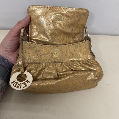 Fendi Chef Mini Handbag Metallic Gold | eBay