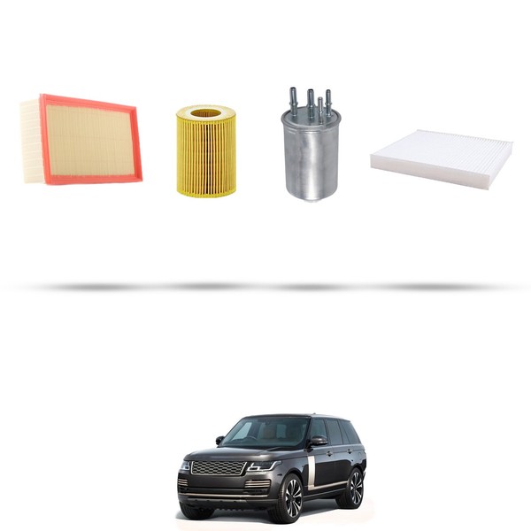 Hoffcar Set Service - 4 Filter FüR Land Rover IV (L405) 3.0 SD 202Kw Von 2018-image
