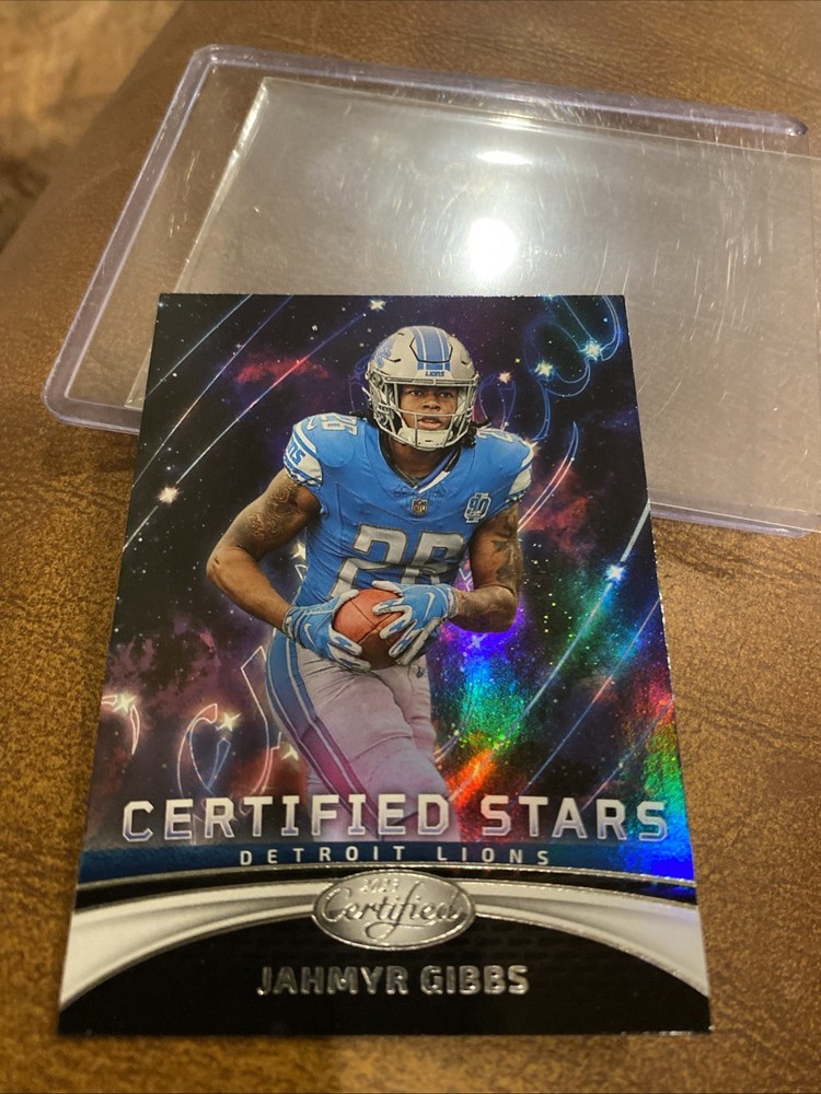 2023 Panini Certified Jahmyr Gibbs Rookie Card Certified Stars