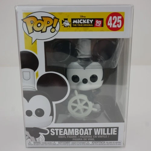 Funko Pop Steamboat Willie 425 Mickey Mouse 90th Anniversary Vinyl Figure Mint