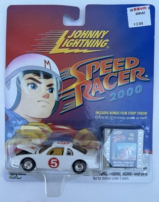 Vintage Johnny Lightning - WHITE LIGHTNING - Speed Racer 2000 Mach 5 Stock Car
