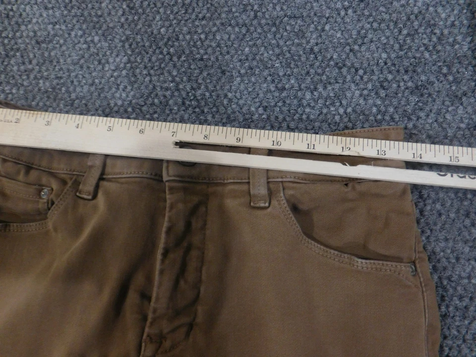 NYDJ Pants Womens 6 Brown Legging Stretch Straight Leg Made In USA Casual Work - Image 4 of 4