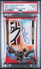 2024 Topps Inception Autograph Patch Noelvi Marte #APCNM Red /25 PSA 9