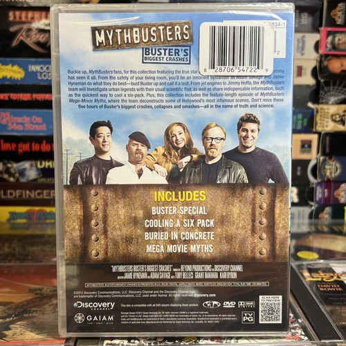 Mythbusters 2012 DVD New Buster’s Biggest Crashes Discovery Channel Adam Savage - Picture 6 of 7