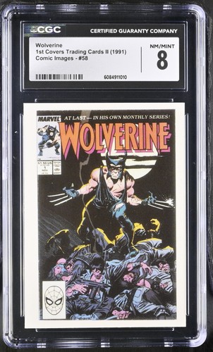1991 Wolverine 1st Covers Marvel Comics Presents Card #58 CGC 8 NM/MINT