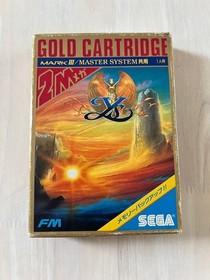 Sega Mark III / Master System software 'Ys' G-1370 w/Box and manual Tested