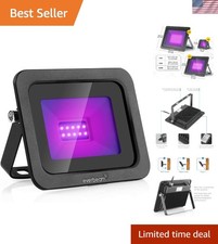 395nm 10W UV LED Black Light - High Performance Bulbs, Waterproof - Ultravio...