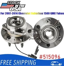 2PCS Front Wheel Bearing & Hub 4WD For Chevy Silverado GMC Sierra 1500 Tahoe