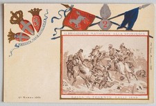 ITALY 1901 Scarce Military War Propaganda Mint Pic PPC, Brigadiere Mathieux LOOK