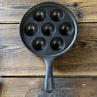 Griswold no 32 962 Cast Iron Aebleskiver Danish Pancake Pan Fully Restored