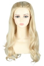 Womens Wigs Long Curly Blonde Wig Witch Wigs for Halloween Costume Party Wig