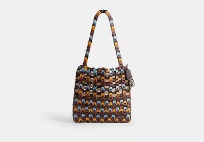 very limited Coach Coachtopia Link Bag Link Shoulder Bag Upcrafted Leather CDU52