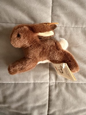 Steiff Stuffed Bunny Plush Stuffed Animal Rabbit NEW With Tags 050145 6 inches