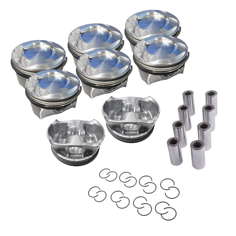 Pistons & Rings Set for Mercedes-Benz X166 W221 W222 M278 GL500 S500 2011-2019 Foto 3 de 4