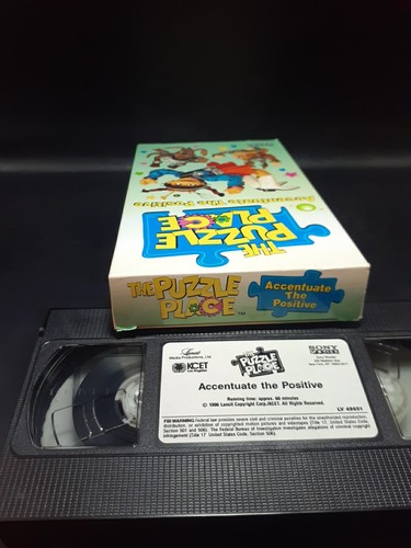 The Puzzle Place Accentuate the Positive VHS 1996 Sony Wonder Kids Free Shipping - Imagen 10 de 12