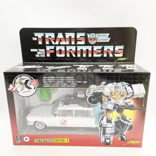Hasbro Transformers X Ghostbusters - Ecto-1 Ectotron NEW MISB MOC G1