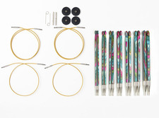 Tunisian Crochet Hook Set Interchangeable Cable Hooks Knitting Craft Kit