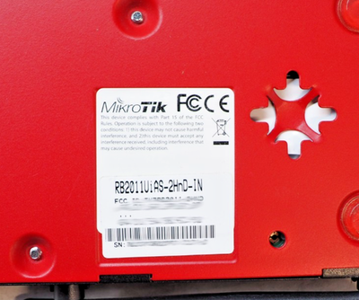 Mikrotik Routerboard RB2011UiAS-2HnD-IN 1*SFP 10*Ethernet Router