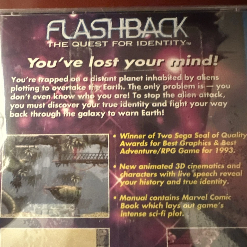 Sega CD Flashback The Quest For Identity Ma13 New - Image 3 of 4