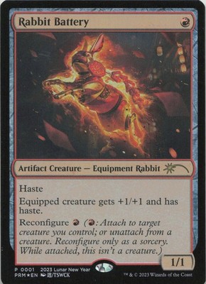 Rabbit Battery (Year of the Rabbit 2023) - FOIL - P Unique and Miscellaneous Pro
