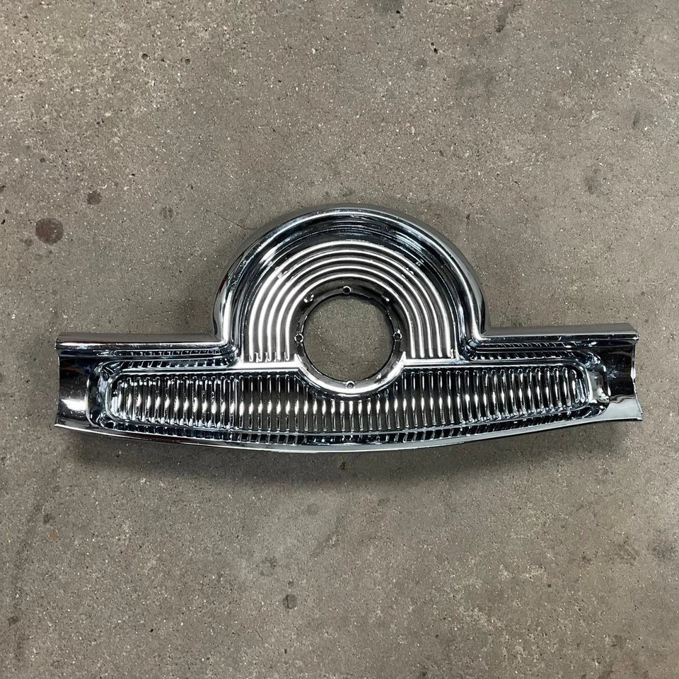 1954 - 1955 Oldsmobile 88 98 Clock Dash Bezel Assembly GM # 1550203 1550204 - Image 2 of 4