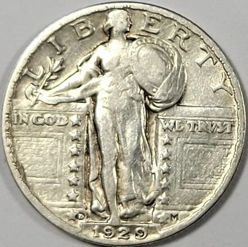 1929-D  Standing Liberty Quarter - ** VF **