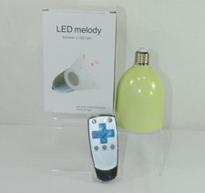 Bluetooth LED Light Bulb Speaker Music Audio Remote Control New
