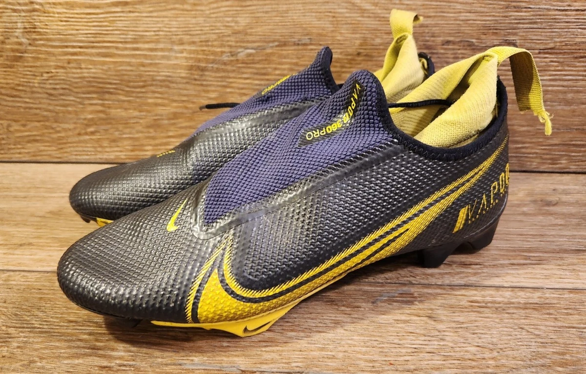 CRAMPONS DE FOOTBALL NIKE VAPOR EDGE PRO 360 NOIR JAUNE TAILLE HOMME 9 5 AO8277