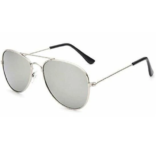 Occhiali aviatore da Sole a Specchio lenti protettive UV400 Occhiale uomo donna - Immagine 3 di 4