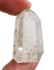 Rutilated Quartz Crystal Polished Tower Brazil 9.22 grams