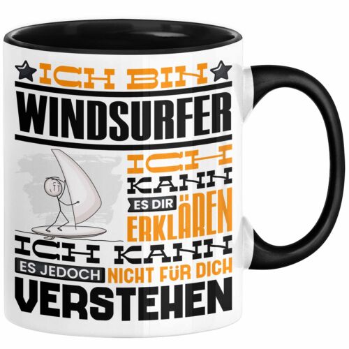 Windsurfer Geschenk Kaffee-Tasse Geschenkidee für Windsurfer Ich Bin Windsurfer - Bild 1 von 49
