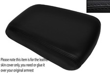 Schwarz Stich Armlehne Deckel Leder Skin Cover Für Jeep Grand Cherokee 1999-2004