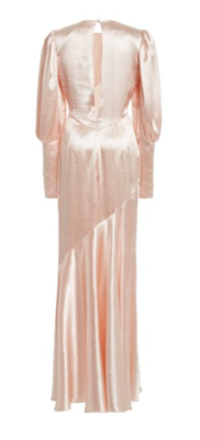 BNWT PHILOSOPHY di Lorenzo Serafini Blush Pink Satin Gown Chic Wedding |  eBay
