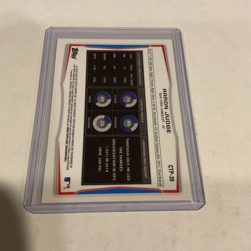 Aaron Judge 2014 Topps Bowman Chrome NRMT+ Rookie Yankees! - 第 4/4 張圖片