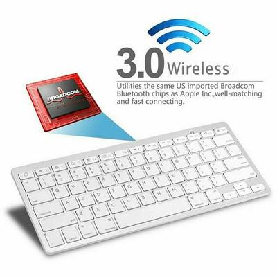 X6 Slim Bluetooth Keyboard For Microsoft Surface Pro 8/7/6/5/4 Surface Go 3 2 1