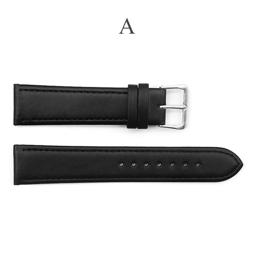 Universal 8mm-24mm Leather Watch Strap Watch Band Replacement Wristband Bracelet - Bild 13 von 38