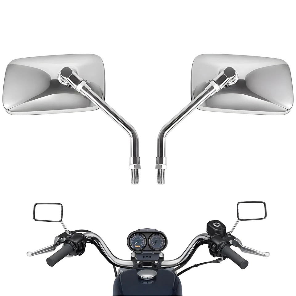 For Honda Magna 250 VF 750C 500C 1000C Motorcycle Rectangle Rear View Mirrors Foto 2 de 4