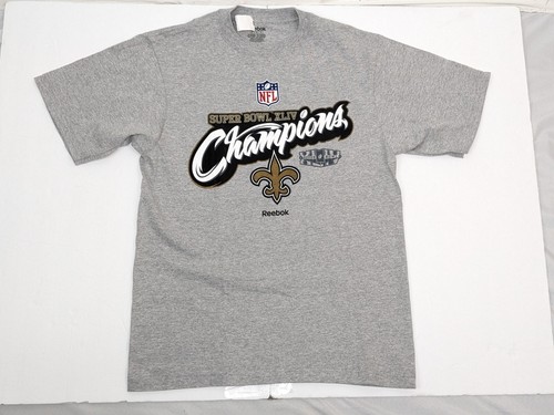 New Orleans Saints Super Bowl XLIV Champions Tshirt Size Small - Picture 6 of 9