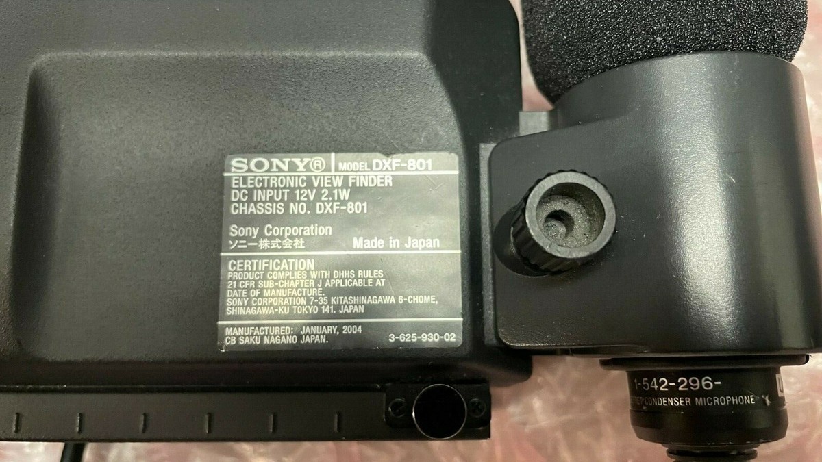 SONY DXF-801 ELECTRONIC VIEW FINDER WITH SONY 1-542-296